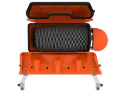 aFe 21-23 RAM 1500 TRX V8-6.2L SC Magnum FORCE Stage2 Orange Edition Cold Air Intake System w/Pro 5R - Image 5