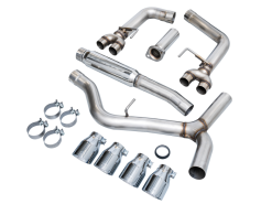 AWE Tuning 2022+ VB Subaru WRX Track Edition Exhaust - Chrome Silver Tips - Image 10