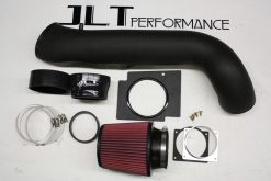 Alternative view of JLT 96-98 Ford Mustang SVT Cobra Black Textured Cold Air Intake Kit w/Red Filter