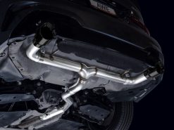 AWE 19-23 BMW 330i / 21-23 BMW 430i Base G2X Track Edition Axle Back Exhaust - Diamond Black - Image 8