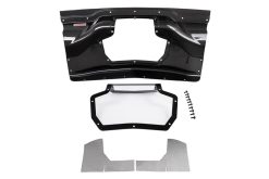 Alternative view of Corsa 2020+ Chevrolet Corvette C8/Z06 Carbon Fiber Air Intake Trunk Panel with Polycarbonate Window
