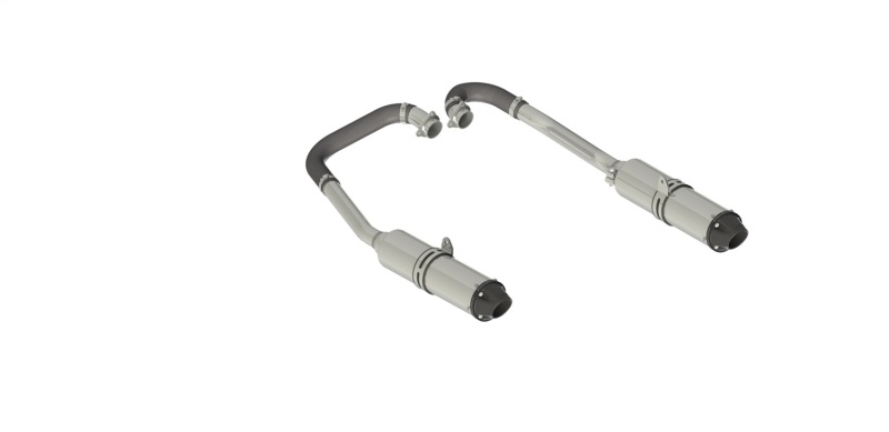 MBRP 11-14 Polaris RZR 900 (All Models) Complete Dual Exhaust System Headers-Back - Image 2
