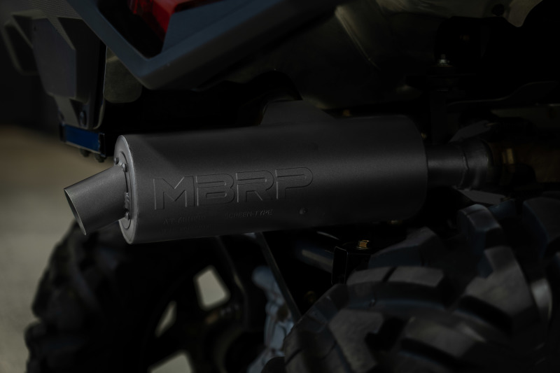 MBRP 01-05 Polaris Sportsman 400 / 06-07 Sportsman 450 Slip-On Combination Exhaust w/Sport Muffler - Image 3