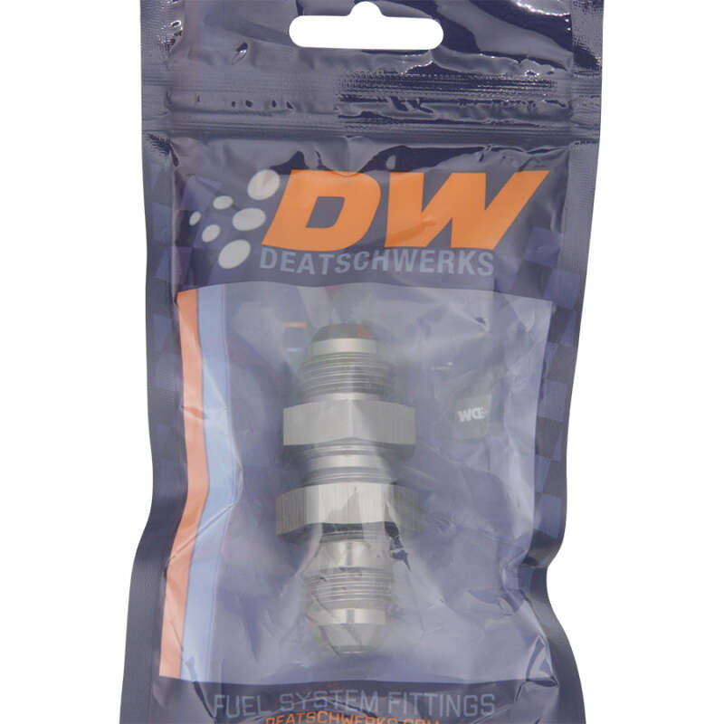 DeatschWerks 8AN Male Flare To 8AN Male Flare Bulkhead Adapter (Incl. Nut) - Image 5