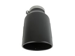 aFe Power Universal 5in Inlet 8in Outet MACH Force-XP Clamp-On Exhaust Tip - Black - Image 3