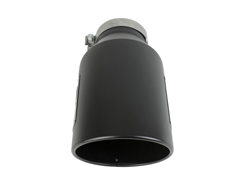 aFe Power Universal 5in Inlet 8in Outet MACH Force-XP Clamp-On Exhaust Tip - Black - Image 3