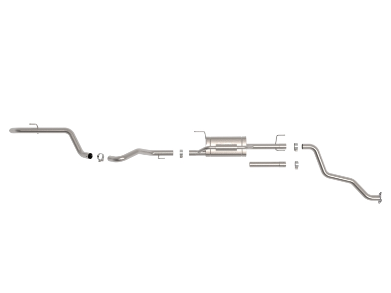 aFe 24-25 Toyota Tacoma L4-2.4L (t) Vulcan Series 2.5in 304 Stainless Steel Cat-Back - Image 3