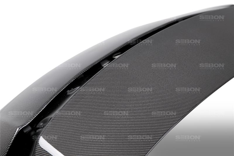 Seibon 2016 Honda Civic 2 Door Coupe FC4 Carbon Fiber Gloss Finish Trunk Lid - Image 12