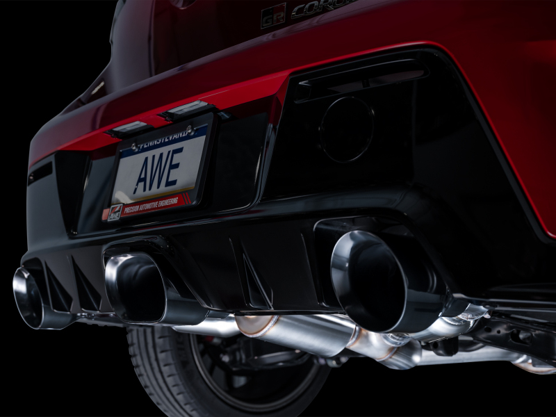 AWE Tuning 2023+ Toyota GR Corolla Touring Edition Exhaust - Diamond Black Tips - Image 7