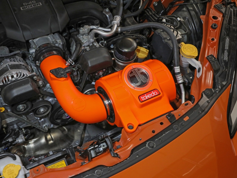 aFe 22-23 Toyota GR86 / Subaru BRZ Takeda Momentum Pro 5R Orange Edition Cold Air Intake System - Image 9