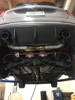 Injen 16-18 Ford Focus RS 3in Cat-Back Stainless Steel Exhaust w/ 4in Black Chrome Tips - Image 11