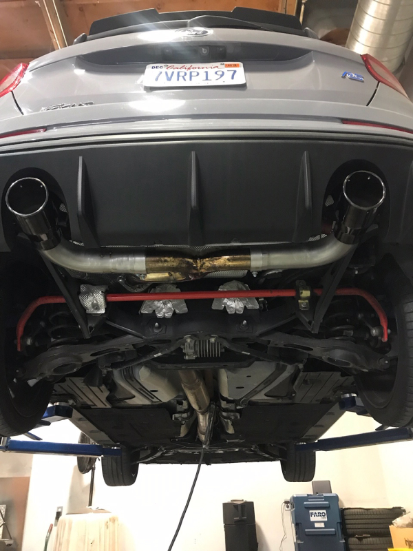 Injen 16-18 Ford Focus RS 3in Cat-Back Stainless Steel Exhaust w/ 4in Black Chrome Tips - Image 11