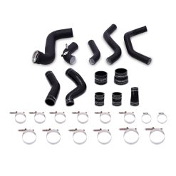Alternative view of Mishimoto 2011-2014 Ford F-150 EcoBoost Silver Intercooler w/ Black Pipes
