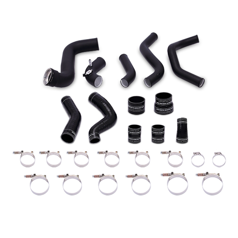 Mishimoto 2011-2014 Ford F-150 EcoBoost Silver Intercooler w/ Black Pipes - Image 2