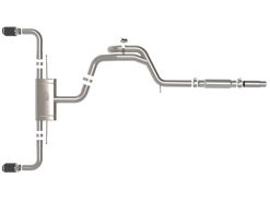 aFe Gemini XV 3in to 2 1/2in 304 SS Cat-Back Exhaust 22-23 Volkswagen GTI (MK8) 2.0L w/ Carbon Tips - Image 3