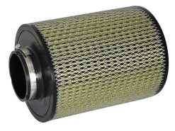 Alternative view of aFe Magnum FLOW Universal Air Filter w/ Pro Guard 7 Media 4in F x 8-1/2in B x 8-1/2in T x 11in H