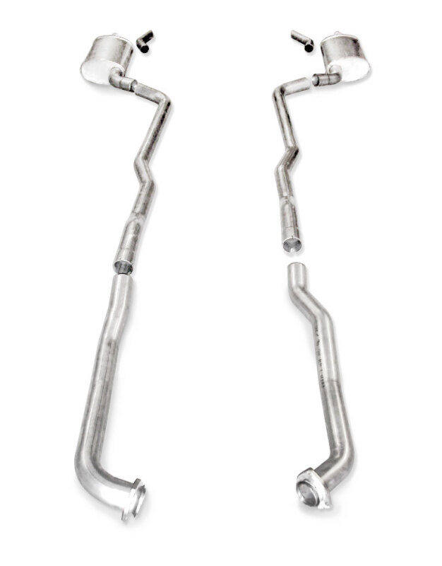 Stainless Works 1973-82 Corvette Exhaust BB Automatic Trans 2-1/2in Factory Connect - Image 2