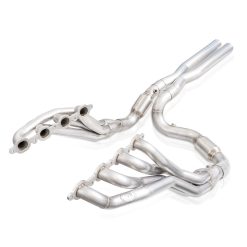 Stainless Works 2019+ Chevrolet Silverado 5.3/6.2 Catted Headers 1-7/8in Primaries 3in Leads X-Pipe