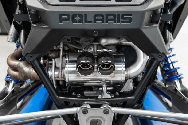 MBRP 22-23 Polaris RZR Pro R Single Slip-on Dual Outlet Performance Series - Image 2