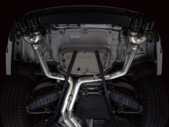 AWE Tuning 19-23 Audi C8 S6/S7 2.9T V6 AWD Track Edition Exhaust - Diamond Black Tips - Image 3