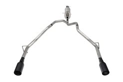 Corsa 25-26 Ram 2.5in Stainless Steel Sport Cat-back Dual Rear Exit 5.0in Black Tips