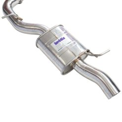 Invidia 2022+ Volkswagen Golf R MK8 76mm R400 Valved Cat Back Exhaust Rolled TI Tips - Image 6