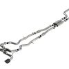 Borla 16-24 Infinity Q50 (Auto V6) ATAK Cat Back - 4.5in Carbon Fiber Black Anodized Tip
