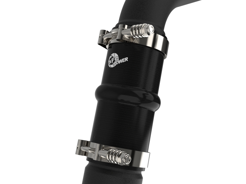 aFe RAM 1500 20-22 V6-3.0L (td) BladeRunner 2-1/2in & 3in Aluminum Hot Charge Pipe Black - Image 5