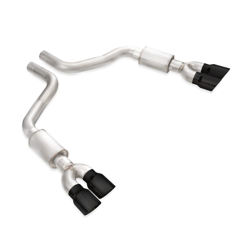 Stainless Works 15-21 Dodge Challenger 5.7/6.2/6.4L Legend Axle Back Exhaust System w/ Black-Out Tip - Image 2