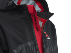 Akrapovic Womens Corpo Rain Jacket Black - 2XL - Image 3