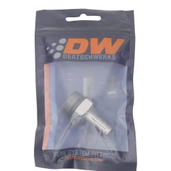 Alternative view of DeatschWerks 10AN ORB Male to 3/8in Male Triple Barb Fitting (Incl O-Ring) - Anodized DW Titanium