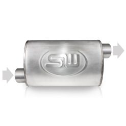 Stainless Works 2.5in ID OFFSET INLET/ 2.5in OD OFFSET OUTLET (ON OPPOSITE SIDES) 4inx8in - Image 2