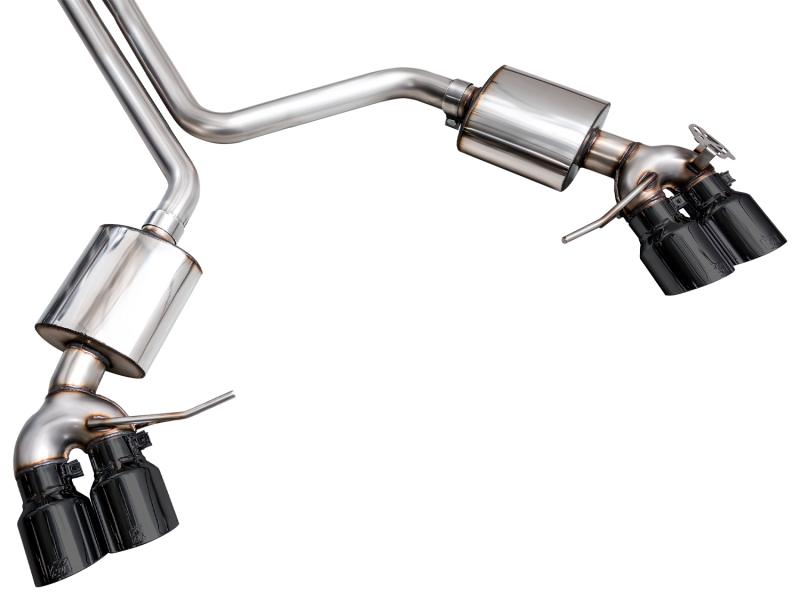 AWE Tuning 2022+ Porsche Macan 2.9TT Touring Edition Catback Exhaust w/ Diamond Black Tips - Image 6