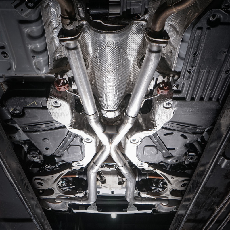 Stainless Works 11-20 Jeep Grand Cherokee 5.7L 3in Legend Catback Exhaust w/X-Pipe (Uses OEM Tips) - Image 8