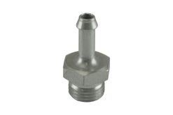 Turbosmart 6mm / 1/4in Hose End to -6AN ORB Male Straight - Clear