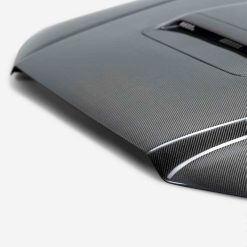 Seibon 12-15 Toyota Tacoma TR-Style Carbon Fiber Hood - Image 6