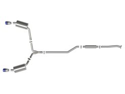 Alternative view of aFe 09-14 Acura TSX L4 2.4L Takeda 2-1/2in to 2-1/4in 304 SS Cat-Back Exhaust System w/BlueFlame Tip