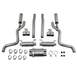 MBRP 08-11 Dodge Challenger SRT8 6.1L Hemi T304 Cat Back Dual Split Rear - Image 5