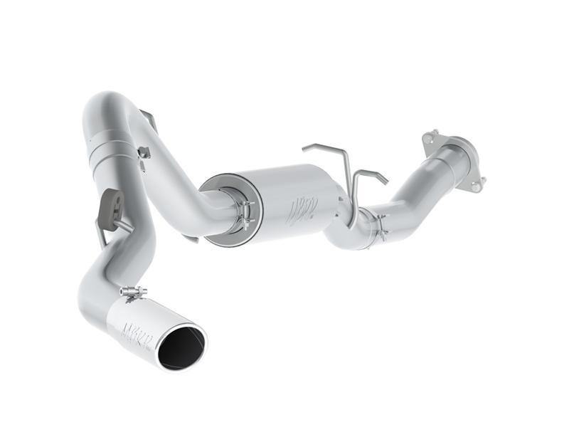 MBRP 07-10 Chevy/GMC 2500HD PU 6.0L V8 3.5in Single Side Exit Alum Cat Back Perf Exhaust - Image 3