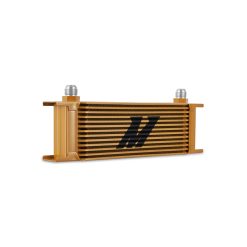 Mishimoto Universal 13-Row Oil Cooler Gold - Image 2