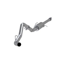 Alternative view of MBRP 2007-2008 Chev/GMC 1500 CC EC 6ft6in bed 4.8/5.3L 3in Cat Back Single Side AL P Series Exhaust