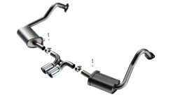 Borla 17-22 Porsche Cayman/Boxster 718 2.0L 4 Cyl. AT/MT RWD 2DR 2.25in S-Type Exhaust