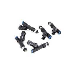 Alternative view of DeatschWerks 92-08 Volvo L5 Turbo White Block 440cc Injectors - Set of 5