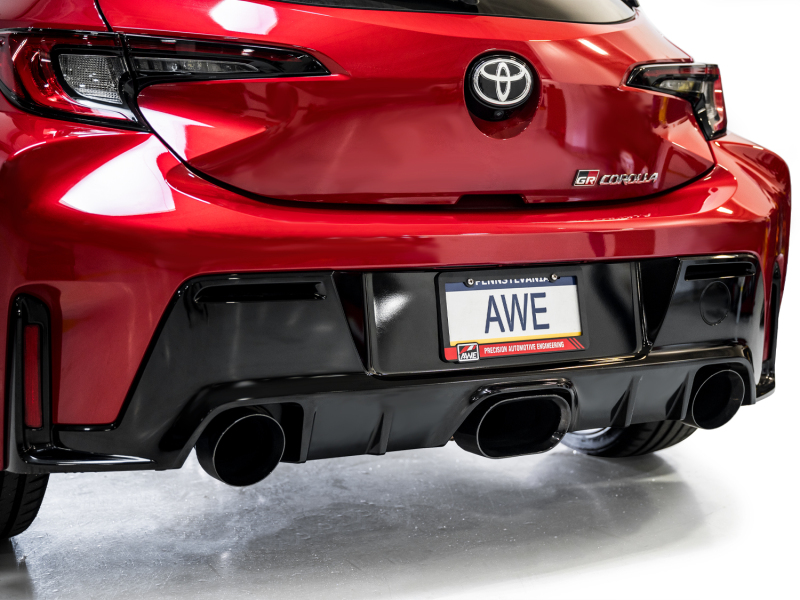 AWE Tuning 2023+ Toyota GR Corolla Touring Edition Exhaust - Diamond Black Tips - Image 15