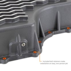 Mishimoto 2011+ Powerstroke 6R140 Transmission Pan - Cast - GR - Image 9
