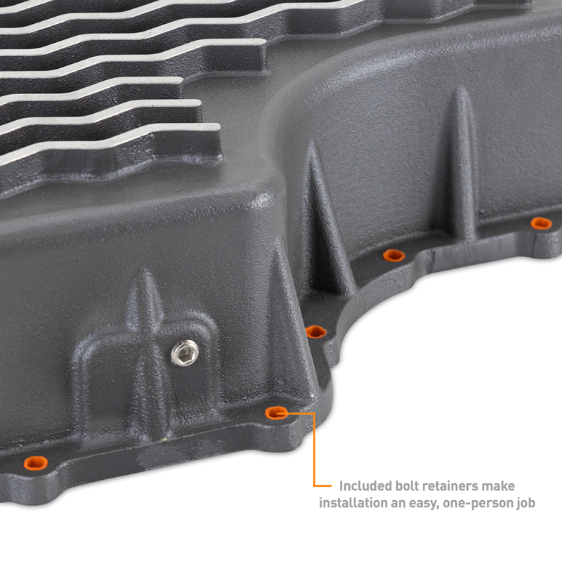 Mishimoto 2011+ Powerstroke 6R140 Transmission Pan - Cast - GR - Image 9