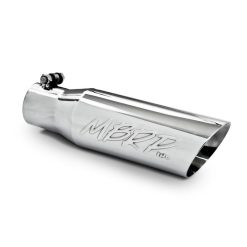 MBRP Universal Tip 3in O.D. Dual Wall Angled 2 inlet 12 length - Image 3