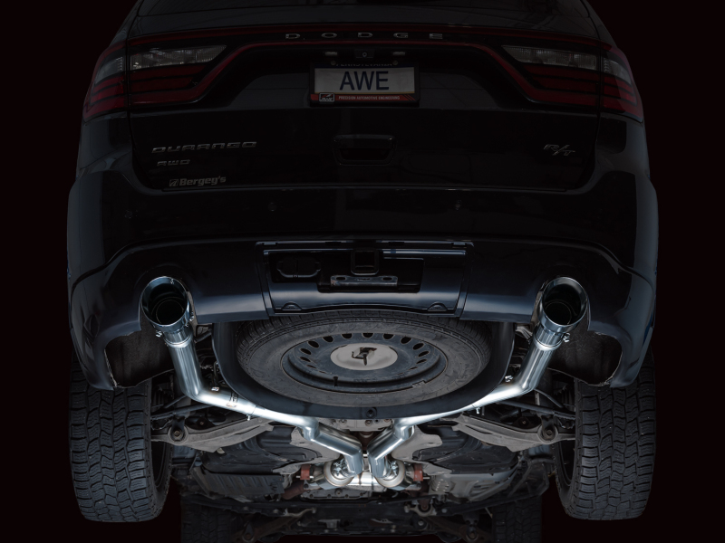 AWE Tuning 11-24 Dodge Durango 5.7L Track Edition Exhaust w/ Chrome Silver Tips - Image 9