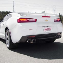 MBRP 2016+ Chevy Camaro SS 6.2L 3in Dual Cat-Back Quad Tip Exhaust Street Version w/ SS T409 Tips - Image 4