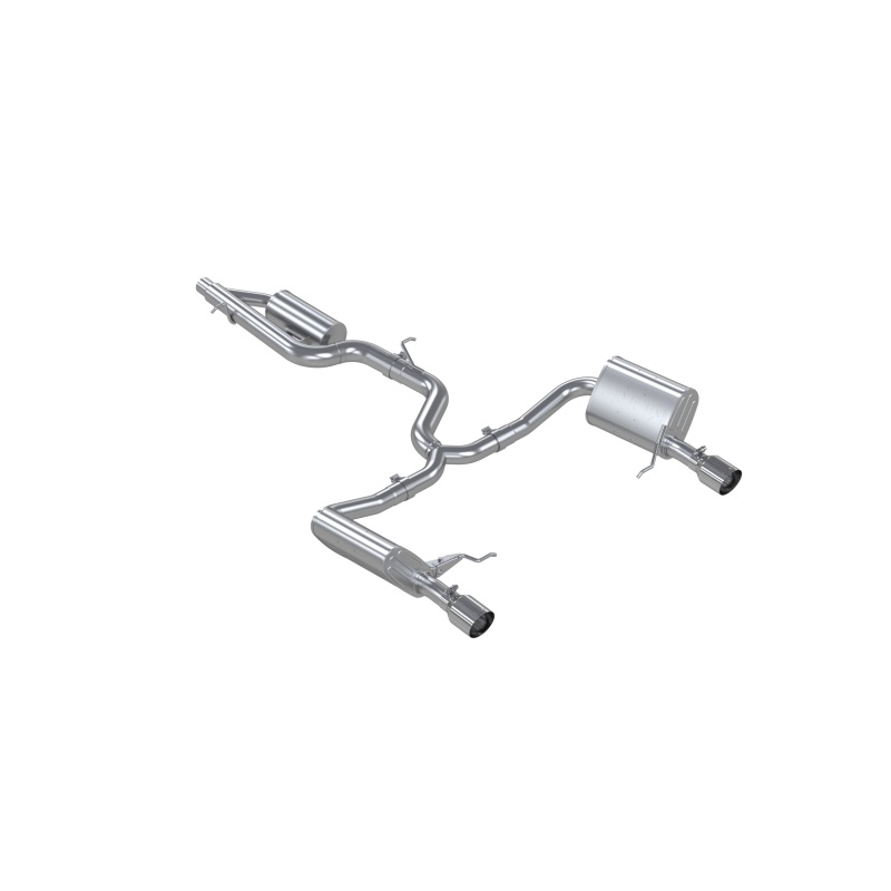 MBRP 17-19 VW Golf Sportwagen/Alltrack 1.8T T304SS 3in Cat-Back 2.5in Dual Split Rear w/ SS Tips - Image 2